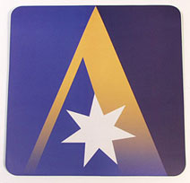 (image for) MOUSE MAT: "Ansett Australia Starmark"