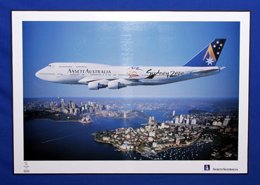 (image for) OLYMPIC POSTER (B747-400, VH-ANA)