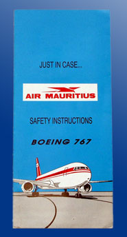 (image for) SAFETY CARD - BOEING 767 - Click Image to Close