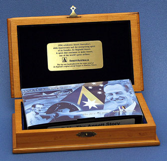 (image for) VIDEO - "R.M. The Ansett Story" in wooden gift box