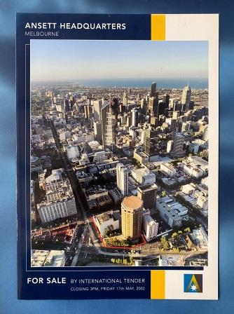 BROCHURE: "For Sale - Ansett Headquarters Melbourne" (image for) BROCHURE: "For Sale - Ansett Headquarters Melbourne"