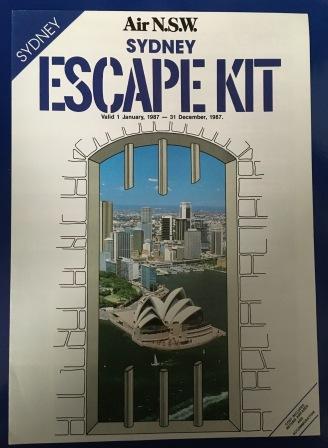 (image for) Air N.S.W. "SYDNEY ESCAPE KIT" Holiday Brochure