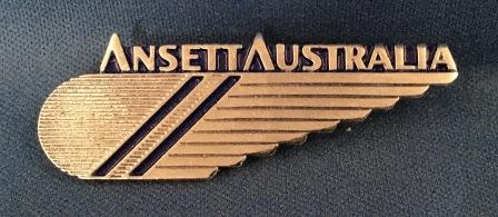 (image for) CABIN CREW WINGS: "Ansett Australia - Gold 2 Stripes"