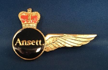 (image for) FLIGHT ENGINEER WINGS: "Ansett."