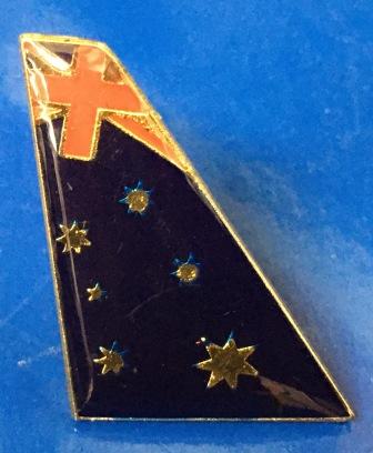 (image for) LAPEL BADGE: "Tail - Australian Flag Livery"