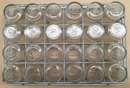 (image for) FIRST CLASS TUMBLERS IN ORIGINAL GALLEY TRAY HOLDER