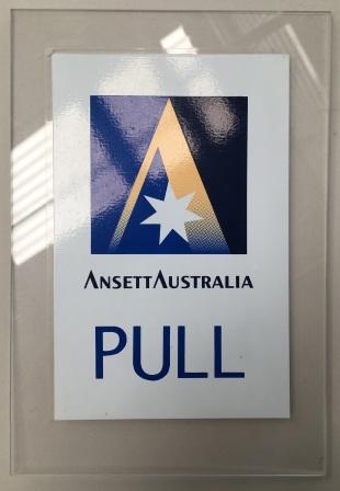 (image for) PUSH / PULL DOOR SIGN