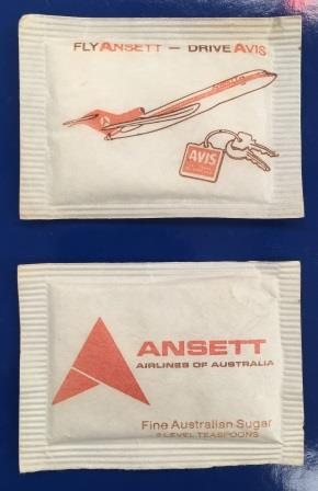 (image for) Ansett Airlines of Australia SUGAR SACHET