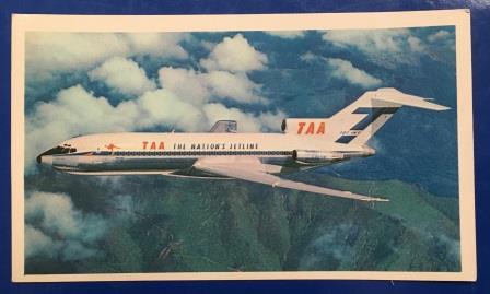 (image for) POSTCARD / SOUVENIR: "Boeing 727-76"