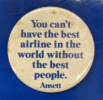 (image for) BUTTON BADGE: "You can't have the best airline......"