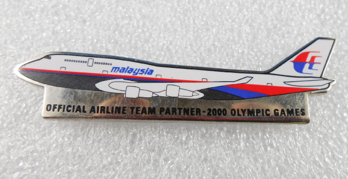 (image for) SYDNEY 2000 OFFICAL AIRLINE TEAM PIN - MALAYSIA