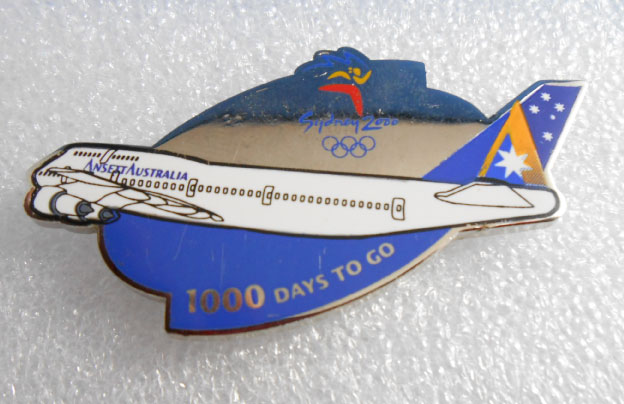 (image for) LAPEL BADGE: "1000 DAYS TO GO" - Click Image to Close