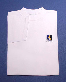 (image for) WHITE T-SHIRT - logo front only - Click Image to Close