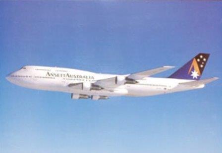 (image for) AIRCRAFT POSTER (B747-300, VH-INH)