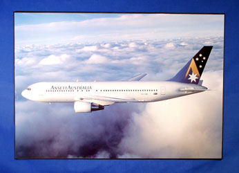 (image for) AIRCRAFT POSTER (B767-200, VH-RMK) - Click Image to Close