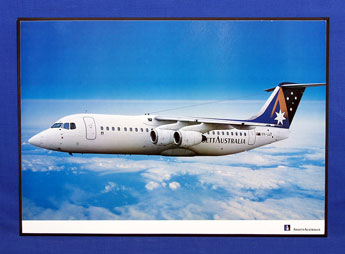 (image for) AIRCRAFT POSTER (BAE 146 (VH-JJT) - Click Image to Close