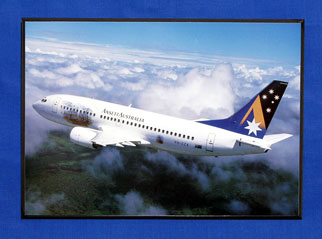 (image for) AIRCRAFT POSTER (B737-300, VH-CZA) - Click Image to Close