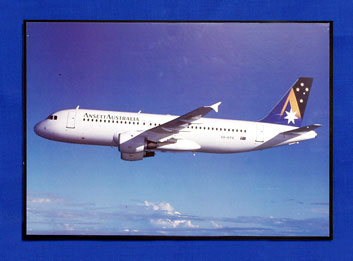 (image for) AIRCRAFT POSTER (A320-211, VH-HYH) - Click Image to Close