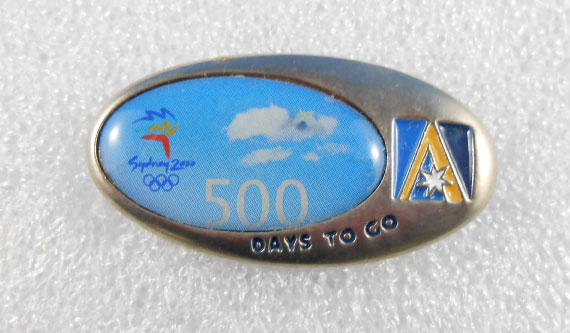 LAPEL BADGE: "500 DAYS TO GO" (image for) LAPEL BADGE: "500 DAYS TO GO"