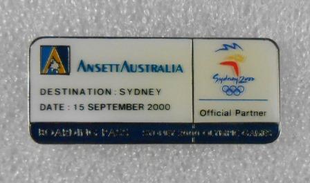 LAPEL BADGE: "Boarding Pass" (image for) LAPEL BADGE: "Boarding Pass"