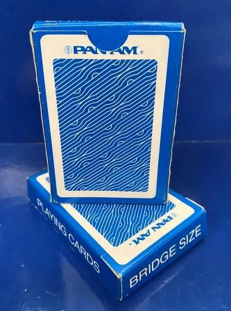 PLAYING CARDS: "Pan Am - Bridge Size" (image for) PLAYING CARDS: "Pan Am - Bridge Size"