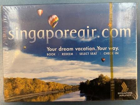 PLAYING CARDS: "Singapore Airlines" (image for) PLAYING CARDS: "Singapore Airlines"