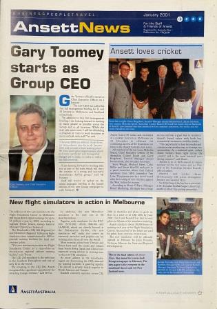 (image for) ANSETT NEWS: "No. 226 - January 2001"