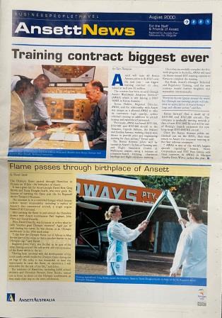 (image for) ANSETT NEWS: "No. 221 - August 2000"
