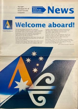 (image for) ANSETT NEWS: "No. 177 - October 1996"