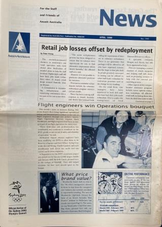 (image for) ANSETT NEWS: "No. 194 - April 1998"