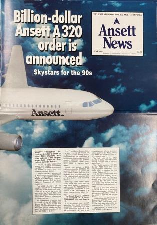 (image for) ANSETT NEWS: "No. 52 - June 1985"