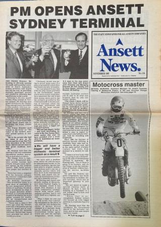 (image for) ANSETT NEWS: "No. 134 - November 1992"