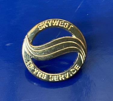 LAPEL BADGE: "15 Years Service - Silver" (image for) LAPEL BADGE: "15 Years Service - Silver"