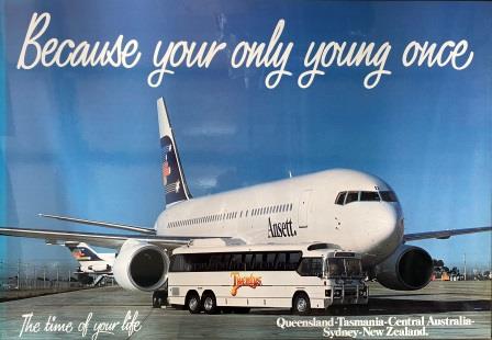 (image for) AIRCRAFT POSTER - BOEING B767-200: "Laminated / Blockmounted"