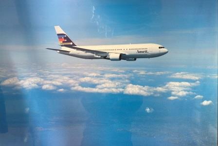 (image for) AIRCRAFT POSTER - BOEING B767-200: "Laminated / Blockmounted"