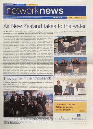 (image for) NETWORK NEWS: "Issue 8 - September 2001
