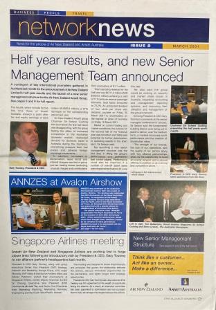 (image for) NETWORK NEWS: "Issue 2 - March 2001