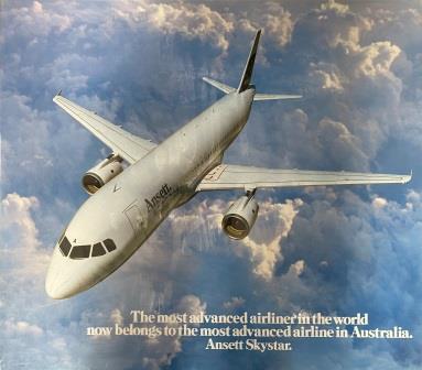 (image for) AIRCRAFT POSTER - AIRBUS A320: "Laminated / Blockmounted"