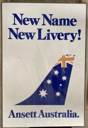 (image for) LAMINATED / BLOCKMOUNTED POSTER: "New Name New Livery!"