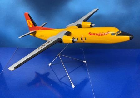 AIRCRAFT MODEL: "Sunshine - Fokker F27-5234F" (image for) AIRCRAFT MODEL: "Sunshine - Fokker F27-5234F"