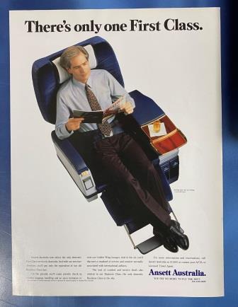 ADVERTISEMENT: "First Class" (image for) ADVERTISEMENT: "First Class"