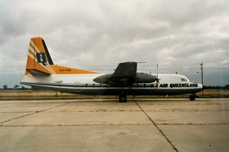 PHOTO: "Air Queensland F27-400 VH-FNU" (image for) PHOTO: "Air Queensland F27-400 VH-FNU"