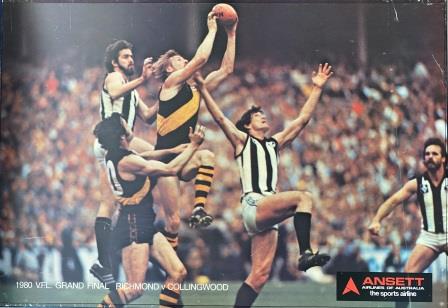 SPORTING POSTER: " Aussie Rules Football " (image for) SPORTING POSTER: " Aussie Rules Football "