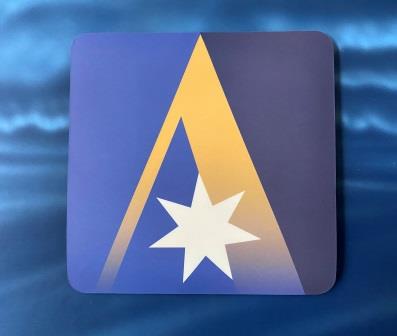 MOUSE MAT: "Ansett Australia Starmark" (image for) MOUSE MAT: "Ansett Australia Starmark"