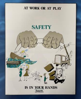 Ansett. Safety Department Poster (image for) Ansett. Safety Department Poster