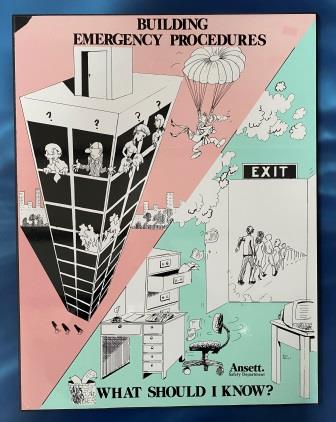 (image for) Ansett. Safety Department Poster