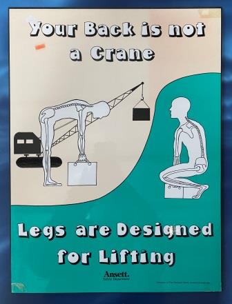 (image for) Ansett. Safety Department Poster