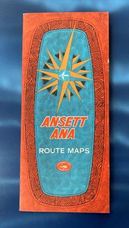 (image for) ROUTE MAP: "Ansett-A.N.A."