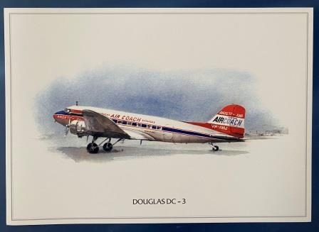 (image for) ANSETT-ANA DOUGLAS DC-3 (VH-ANJ) PRINT