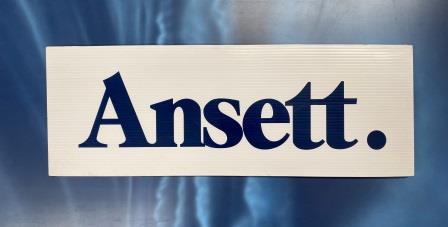 (image for) CORFLUTE LOGO CARD: "Ansett."